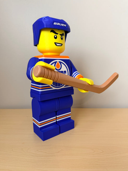 Pro Hockey Brick Figure
