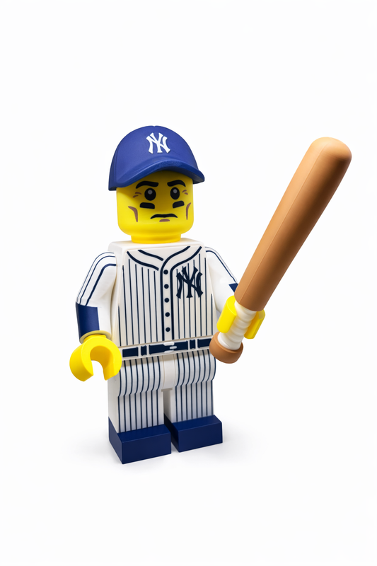 Pro Baseball Brick Figure