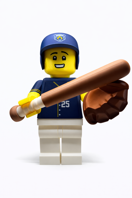 Baseball Brick Figure