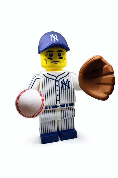 Pro Baseball Brick Figure