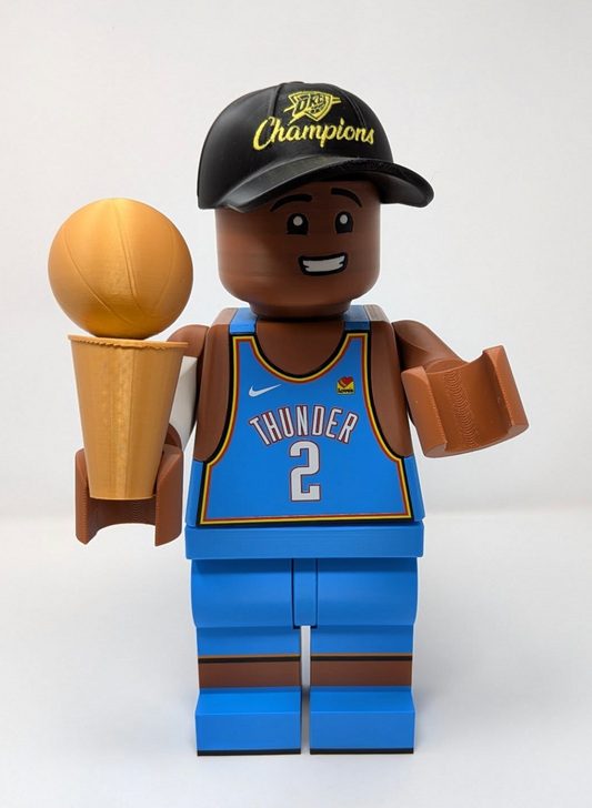 Pro Basketball Brick Figure